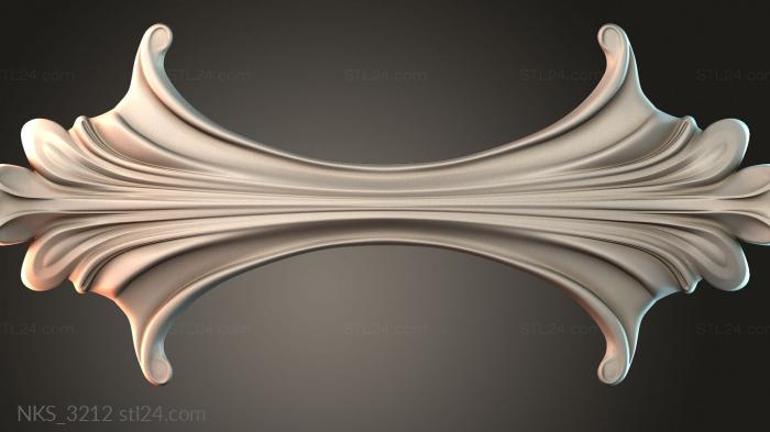 Symmetrycal onlays (NKS_3212) 3D models for cnc