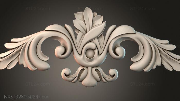 Symmetrycal onlays (NKS_3280) 3D models for cnc