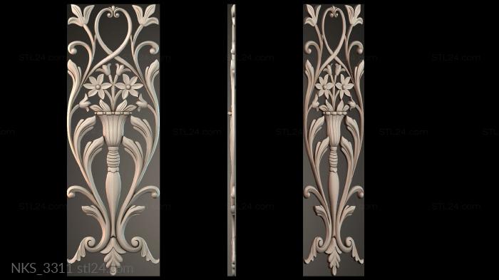 Symmetrycal onlays (NKS_3311) 3D models for cnc