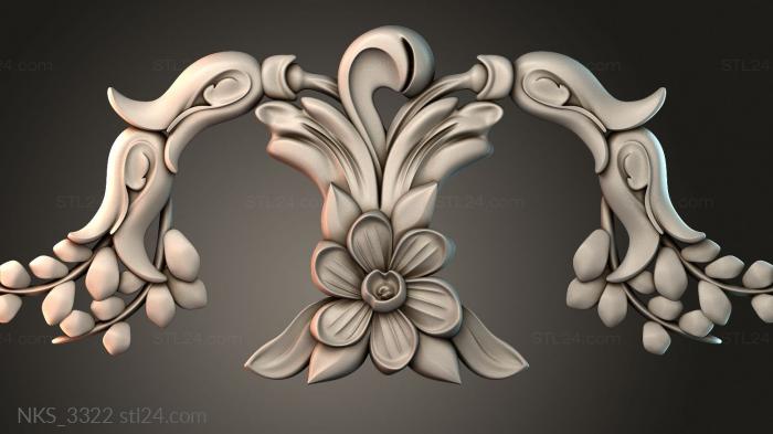 Symmetrycal onlays (NKS_3322) 3D models for cnc