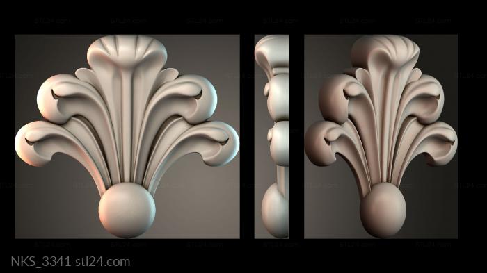 Symmetrycal onlays (NKS_3341) 3D models for cnc