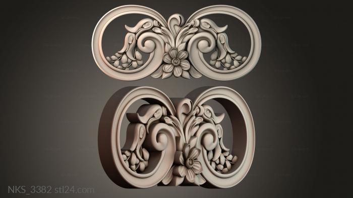 Symmetrycal onlays (NKS_3382) 3D models for cnc