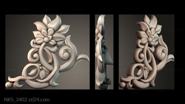 Symmetrycal onlays (NKS_3402) 3D models for cnc