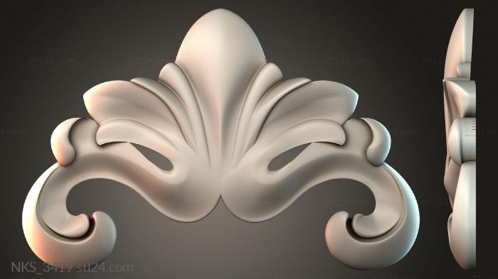 Symmetrycal onlays (NKS_3419) 3D models for cnc