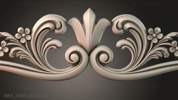 Symmetrycal onlays (NKS_3445) 3D models for cnc