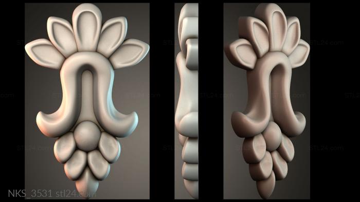 Symmetrycal onlays (NKS_3531) 3D models for cnc