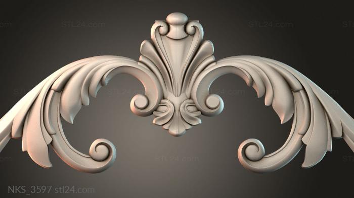 Symmetrycal onlays (NKS_3597) 3D models for cnc