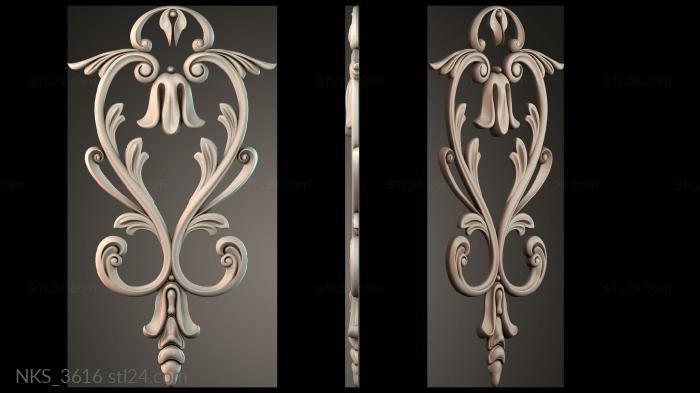 Symmetrycal onlays (NKS_3616) 3D models for cnc