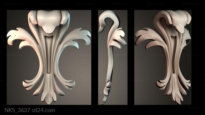 Symmetrycal onlays (NKS_3637) 3D models for cnc