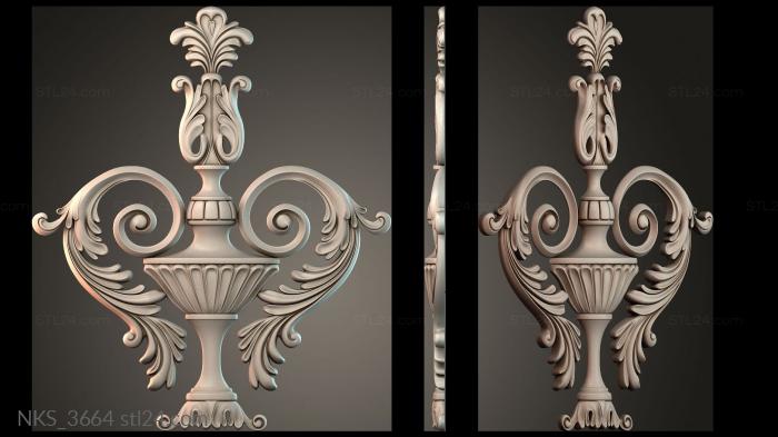 Symmetrycal onlays (NKS_3664) 3D models for cnc