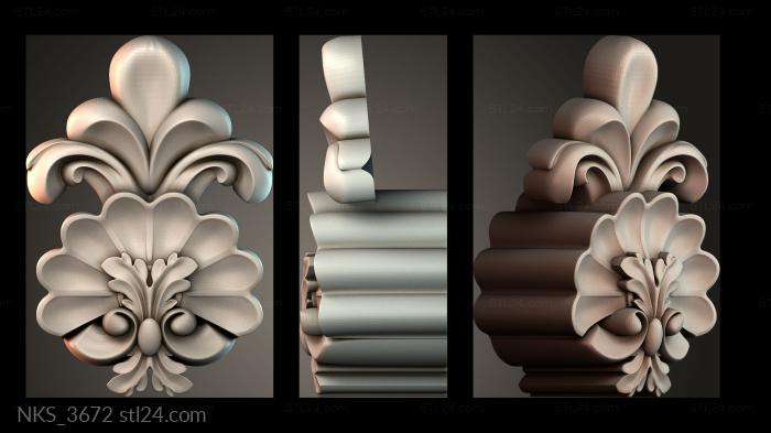 Symmetrycal onlays (NKS_3672) 3D models for cnc