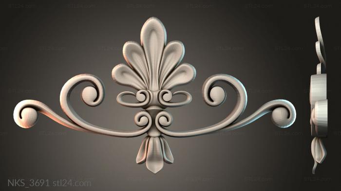 Symmetrycal onlays (NKS_3691) 3D models for cnc