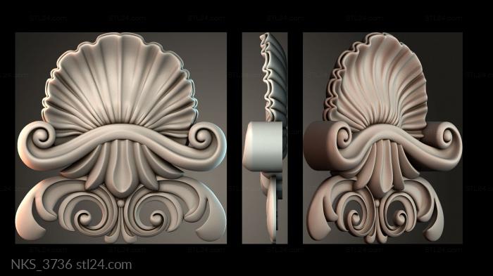 Symmetrycal onlays (NKS_3736) 3D models for cnc