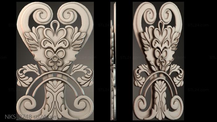 Symmetrycal onlays (NKS_3748) 3D models for cnc