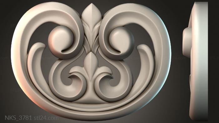 Symmetrycal onlays (NKS_3781) 3D models for cnc