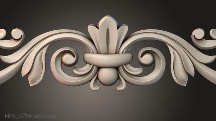 Symmetrycal onlays (NKS_3794) 3D models for cnc