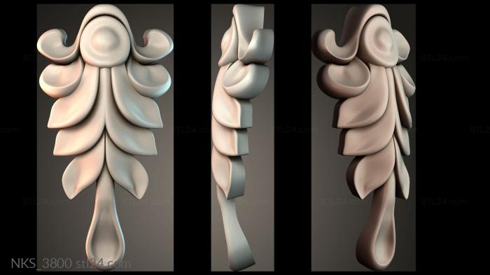 Symmetrycal onlays (NKS_3800) 3D models for cnc