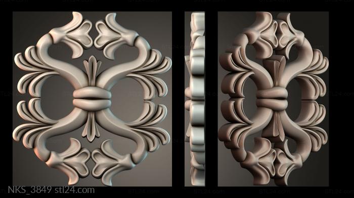 Symmetrycal onlays (NKS_3849) 3D models for cnc