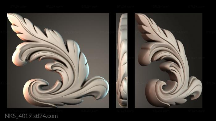 Symmetrycal onlays (NKS_4019) 3D models for cnc