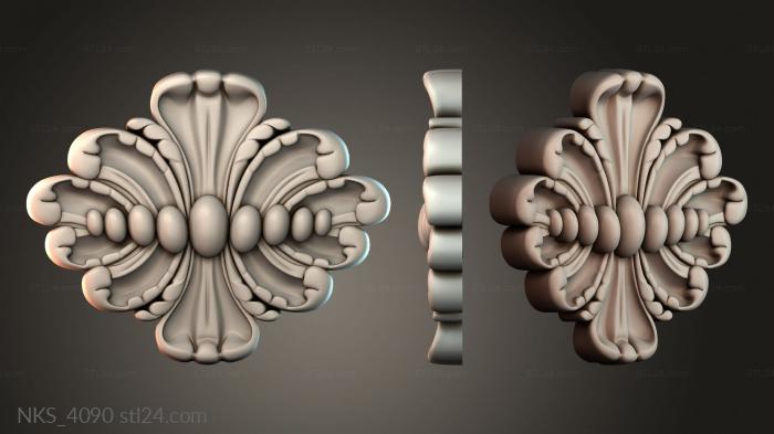 Symmetrycal onlays (NKS_4090) 3D models for cnc