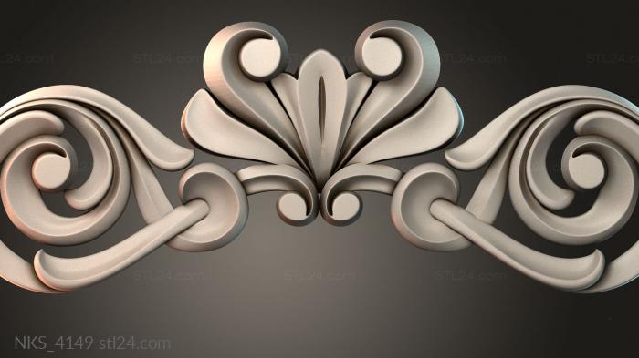 Symmetrycal onlays (NKS_4149) 3D models for cnc