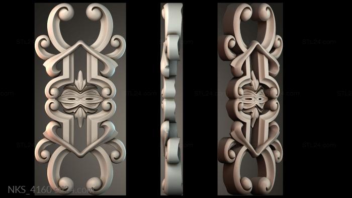 Symmetrycal onlays (NKS_4160) 3D models for cnc