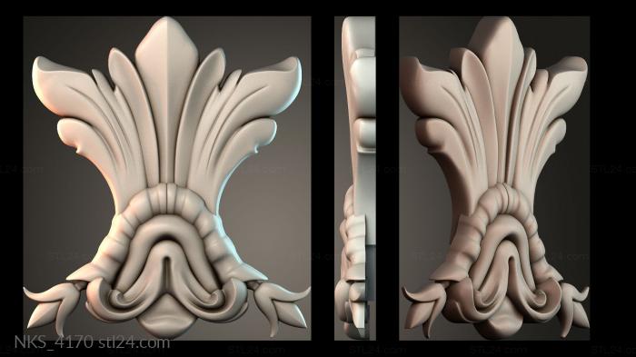 Symmetrycal onlays (NKS_4170) 3D models for cnc