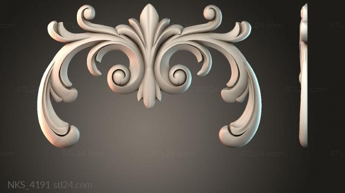 Symmetrycal onlays (NKS_4191) 3D models for cnc
