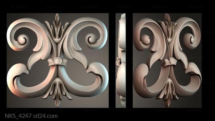 Symmetrycal onlays (NKS_4247) 3D models for cnc
