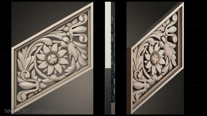 Symmetrycal onlays (NKS_4362) 3D models for cnc