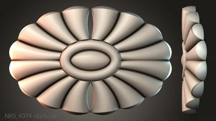 Symmetrycal onlays (NKS_4374) 3D models for cnc