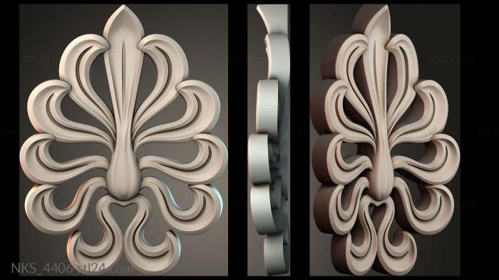 Symmetrycal onlays (NKS_4406) 3D models for cnc