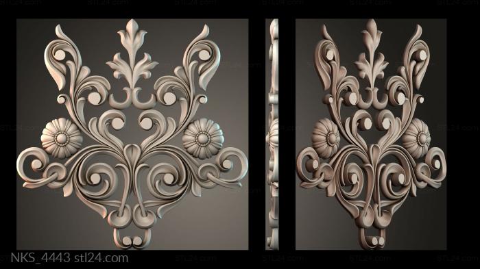 Symmetrycal onlays (NKS_4443) 3D models for cnc