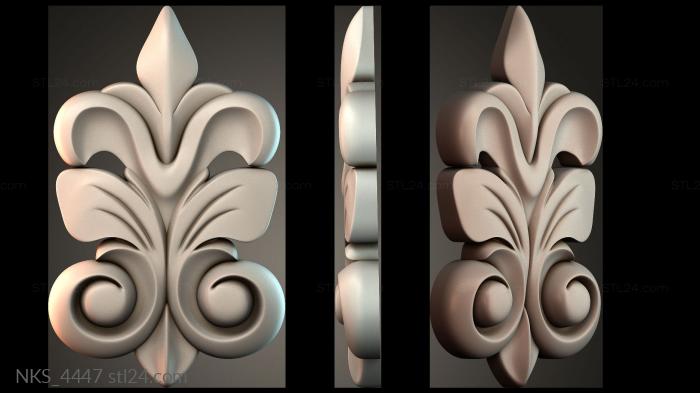 Symmetrycal onlays (NKS_4447) 3D models for cnc