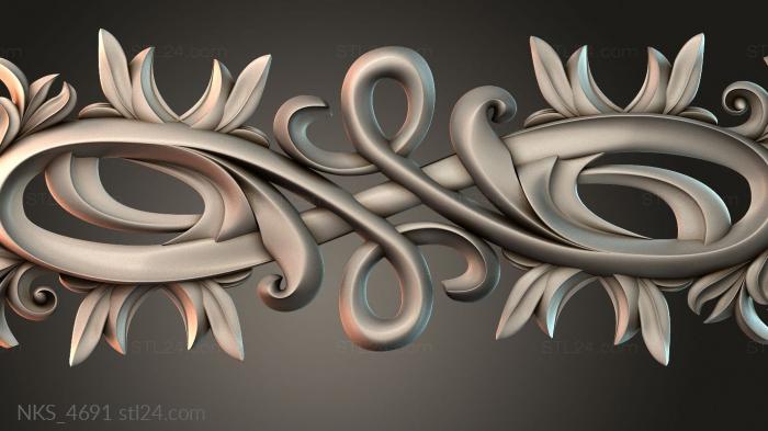 Symmetrycal onlays (NKS_4691) 3D models for cnc