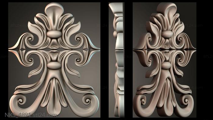 Symmetrycal onlays (NKS_4891) 3D models for cnc