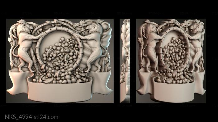 Symmetrycal onlays (NKS_4994) 3D models for cnc