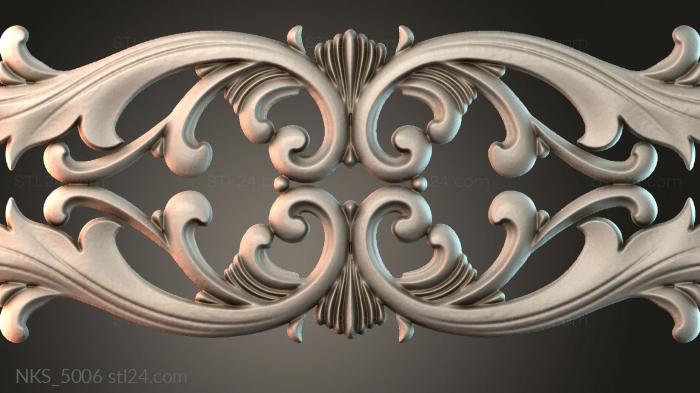 Symmetrycal onlays (NKS_5006) 3D models for cnc