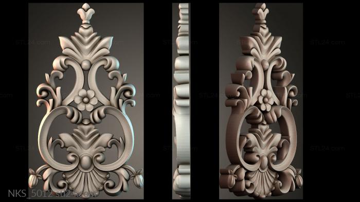 Symmetrycal onlays (NKS_5012) 3D models for cnc