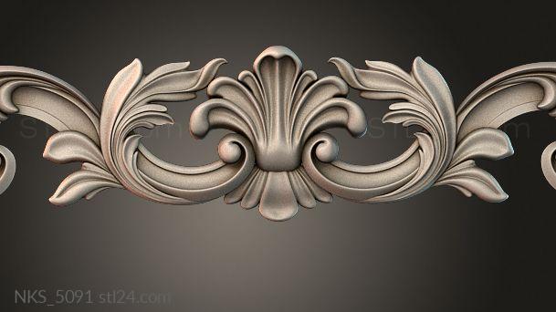 Symmetrycal onlays (NKS_5091) 3D models for cnc