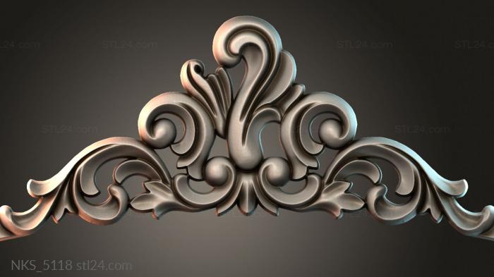 Symmetrycal onlays (NKS_5118) 3D models for cnc