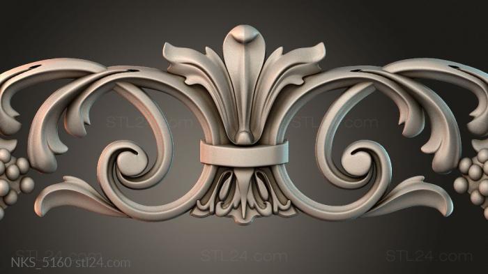 Symmetrycal onlays (NKS_5160) 3D models for cnc