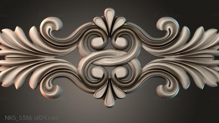 Symmetrycal onlays (NKS_5186) 3D models for cnc
