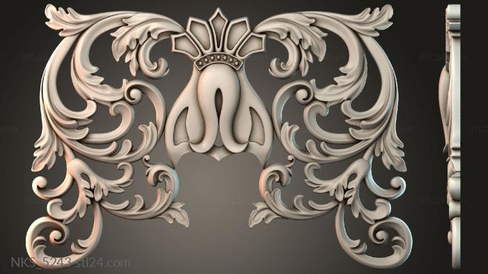 Symmetrycal onlays (NKS_5243) 3D models for cnc