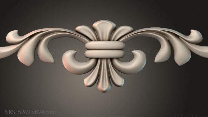 Symmetrycal onlays (NKS_5269) 3D models for cnc