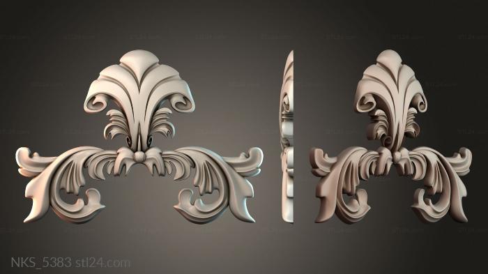 Symmetrycal onlays (NKS_5383) 3D models for cnc