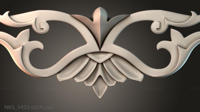 Symmetrycal onlays (NKS_5423) 3D models for cnc