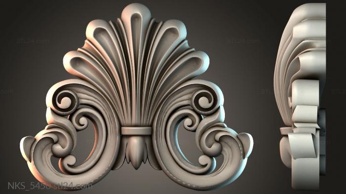 Symmetrycal onlays (NKS_5450) 3D models for cnc