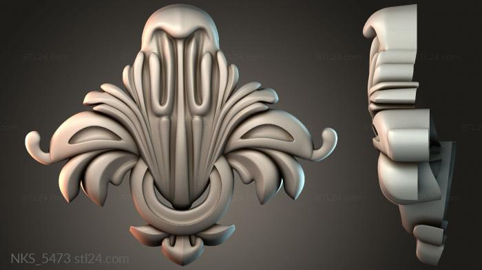 Symmetrycal onlays (NKS_5473) 3D models for cnc