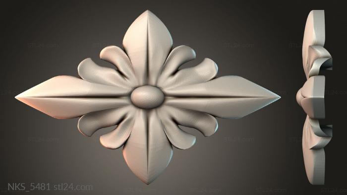 Symmetrycal onlays (NKS_5481) 3D models for cnc